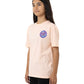 Santa Cruz MFG Retro Dot Reverse Short Sleeve Tee Pink Coral