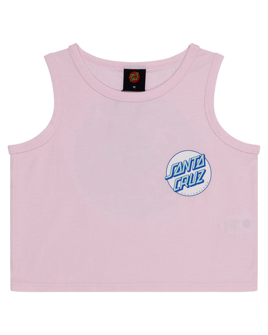 Santa Cruz Other Dot Chest Crop Tank Pale Pink