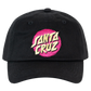 Santa Cruz Style Dot Dad Cap Black