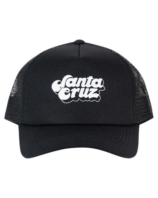 Santa Cruz Groovy Stack Trucker Cap Black