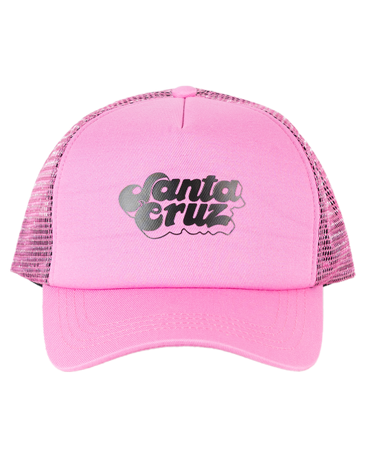 Santa Cruz Groovy Stack Trucker Cap Pink