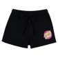 Santa Cruz Style Dot Track Shorts Off Black