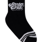 Santa Cruz Groovy Stack Mid Sock 2 Pack Black | Pink