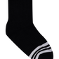 Santa Cruz Groovy Stack Mid Sock 2 Pack Black | Pink