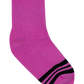 Santa Cruz Groovy Stack Mid Sock 2 Pack Black | Pink
