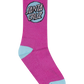 Santa Cruz Other Dot Crew Sock 4 Pack Aqua | Pink | White