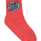 Santa Cruz Oval Dot Mid Sock 3 Pack Rose | White | Ocean