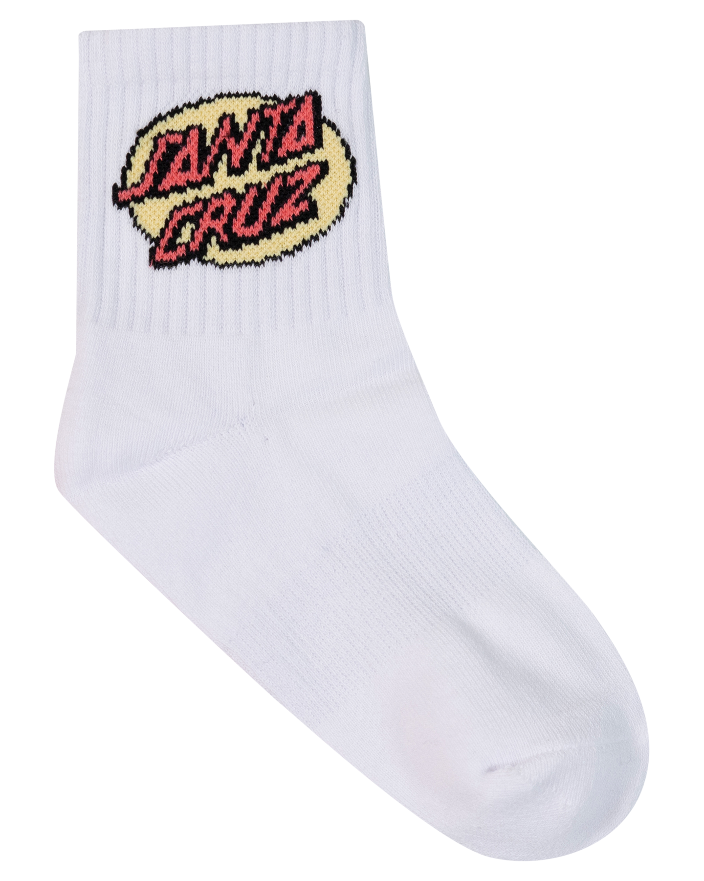 Santa Cruz Oval Dot Mid Sock 3 Pack Rose | White | Ocean