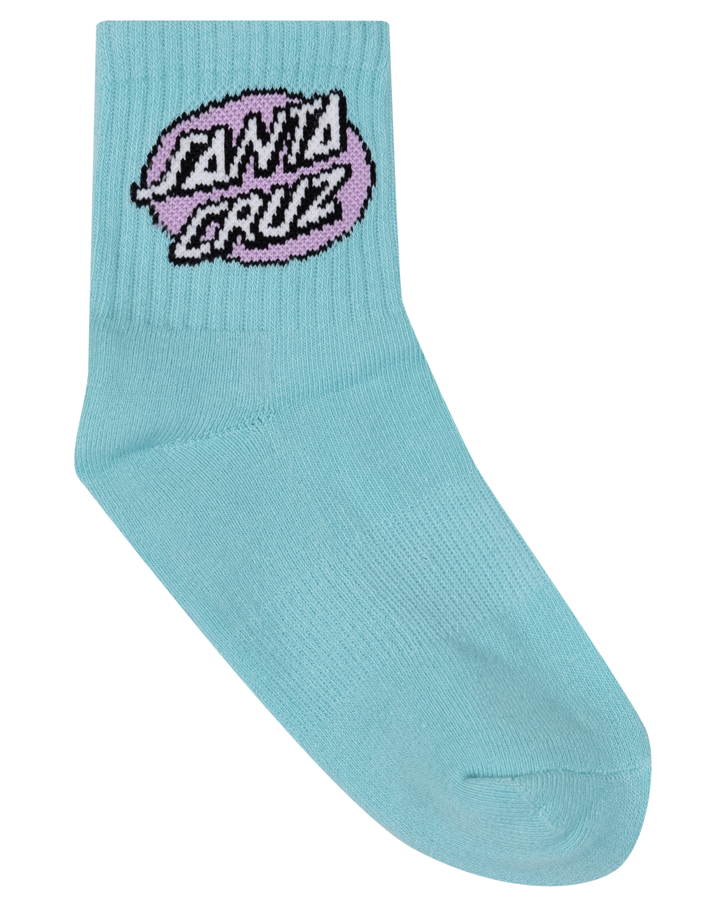 Santa Cruz Oval Dot Mid Sock 3 Pack Rose | White | Ocean