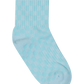 Santa Cruz Heart Dot Hollow Mid Sock 2 Pack Dark Blue Tie Dye | Aqua