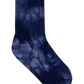 Santa Cruz Heart Dot Hollow Mid Sock 2 Pack Dark Blue Tie Dye | Aqua