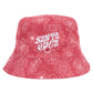 Santa Cruz Vibes Repeat Mono Bucket Hat Rose