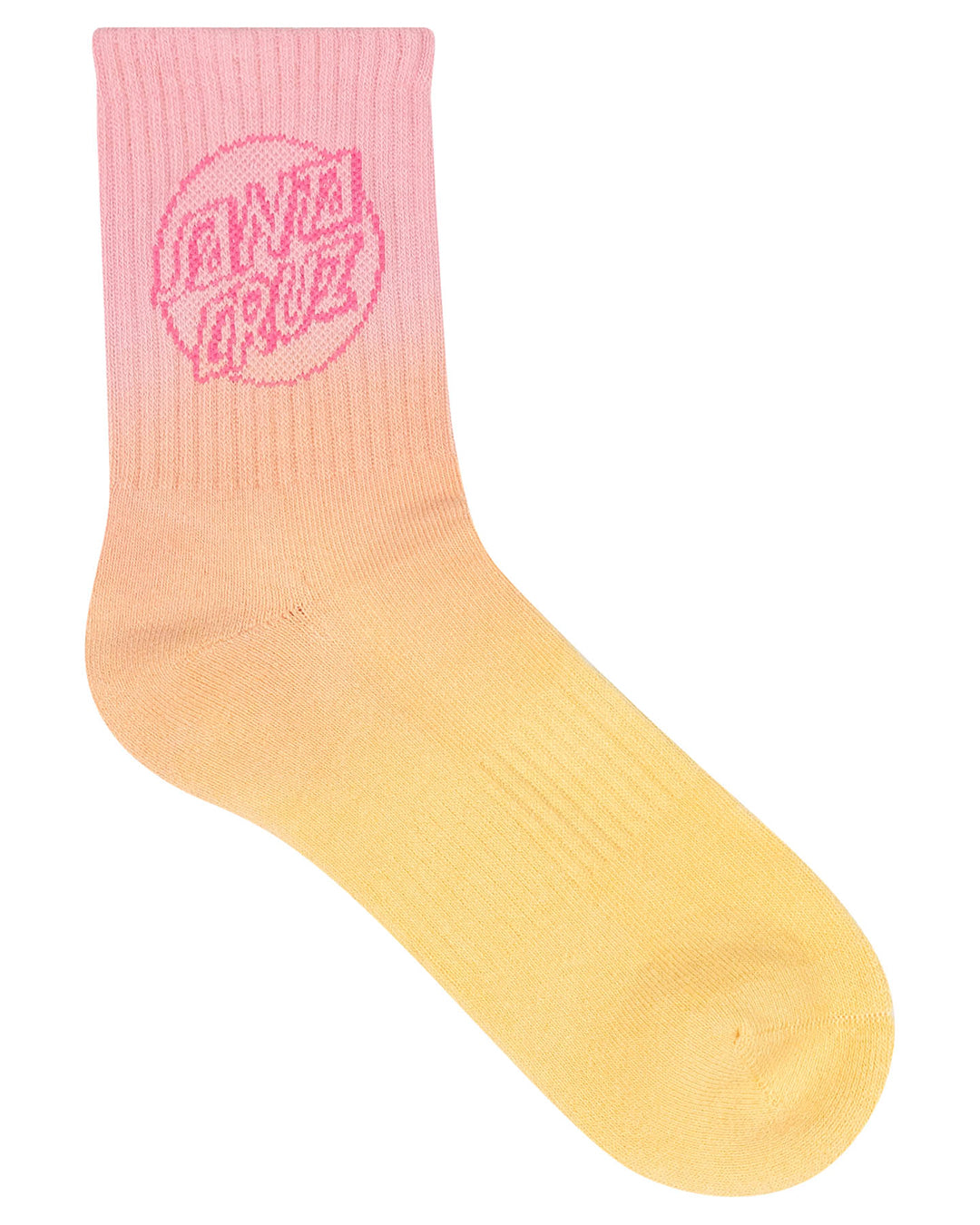 Santa Cruz Opus Dot Mid Sock 2 Pack Blue Tie Dye | Pink Tie Dye