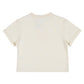 Santa Cruz Flame Dot Mono Front Tee Cream