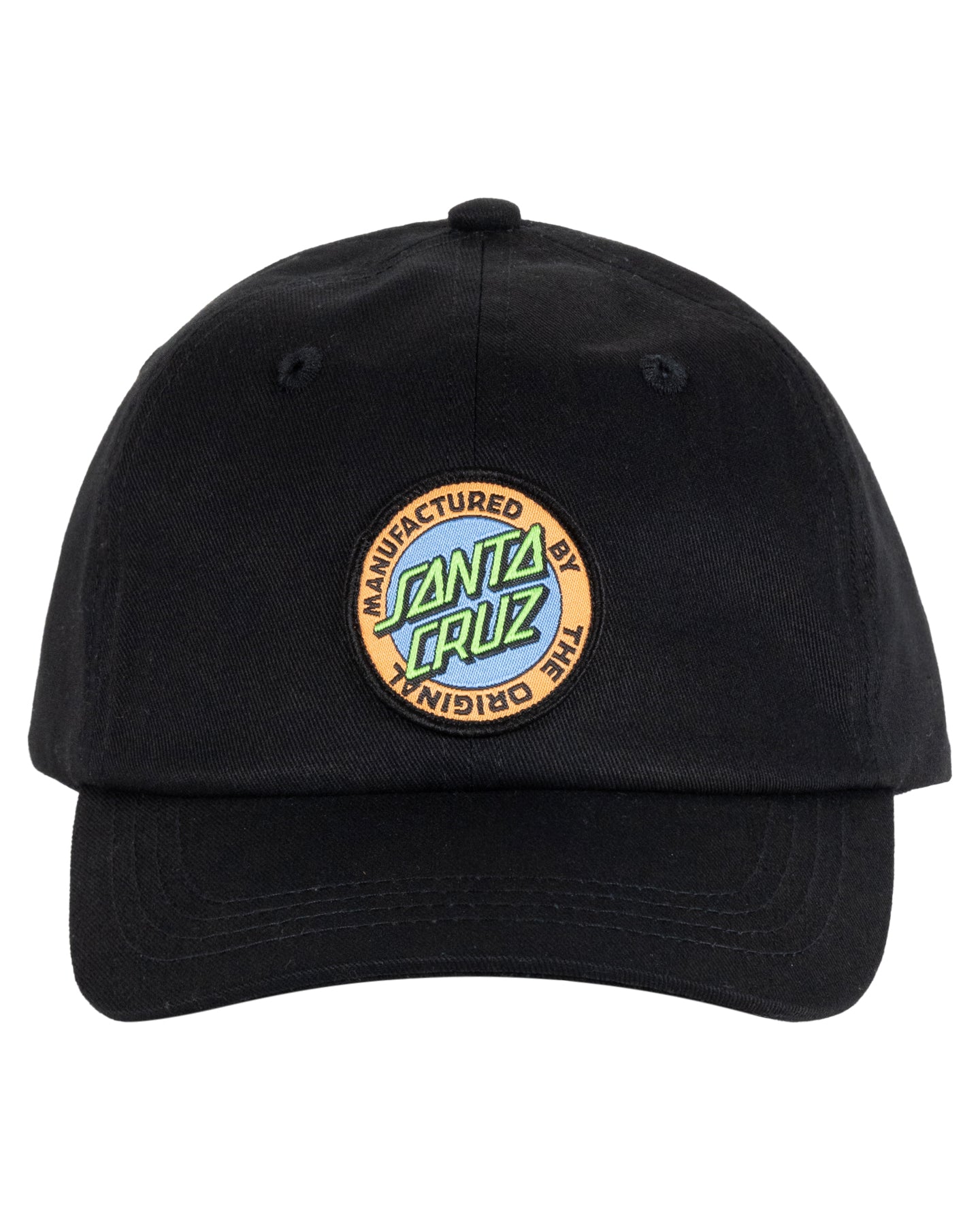 Santa Cruz MFG Dot Retro Dad Cap Black
