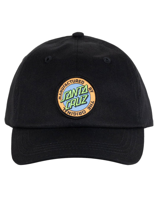 Santa Cruz MFG Dot Retro Dad Cap Black