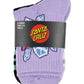 Santa Cruz Crystal Stack Mid Sock 2 Pack Lavender | Black
