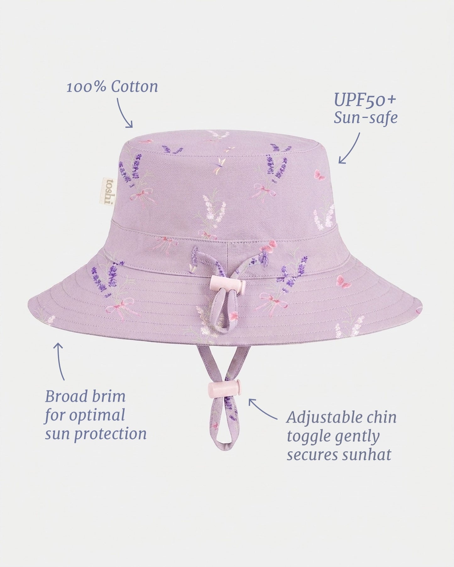 Toshi Sunhat Arcadia Amethyst