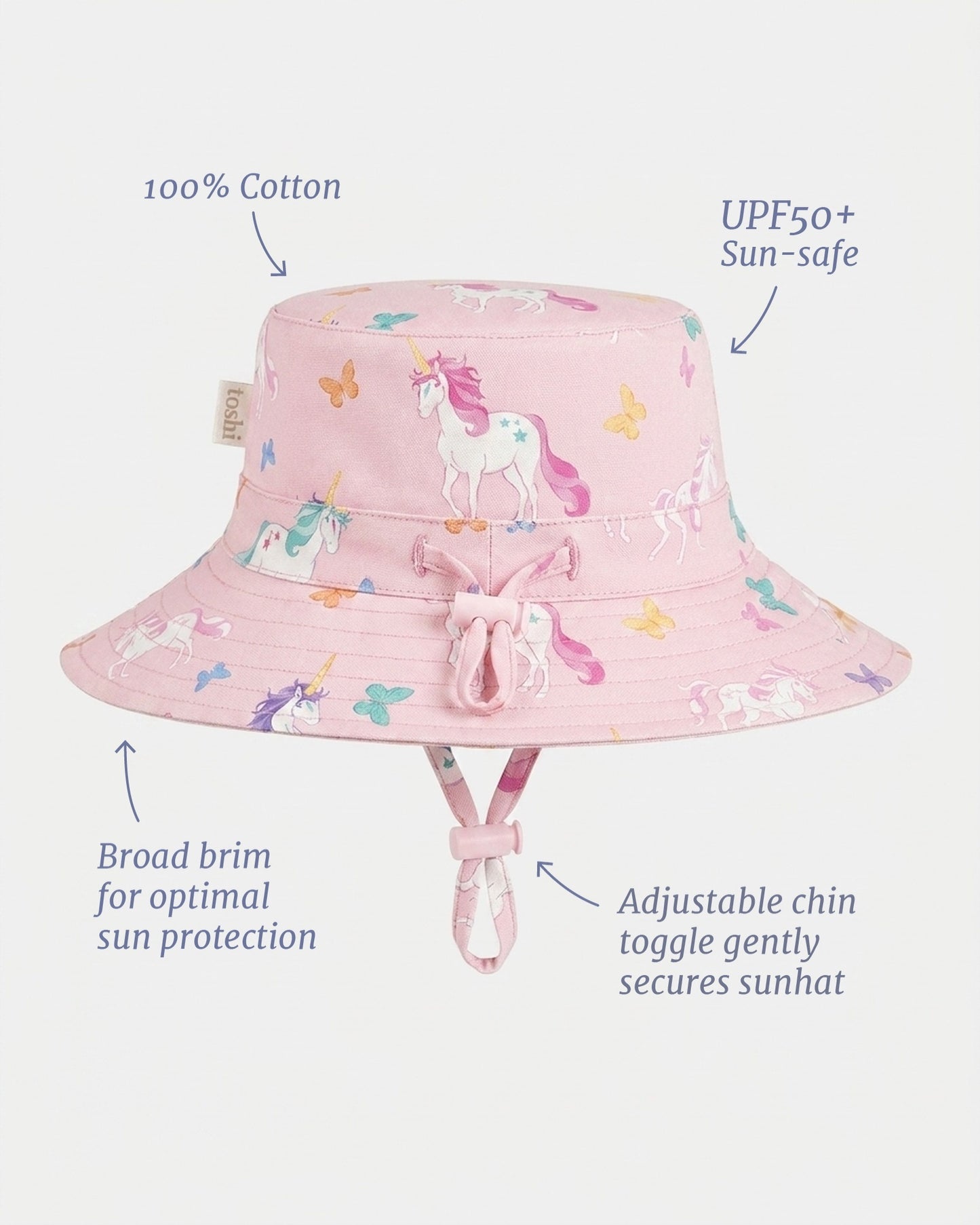 Toshi Sunhat Arcadia Unicorn Blossom