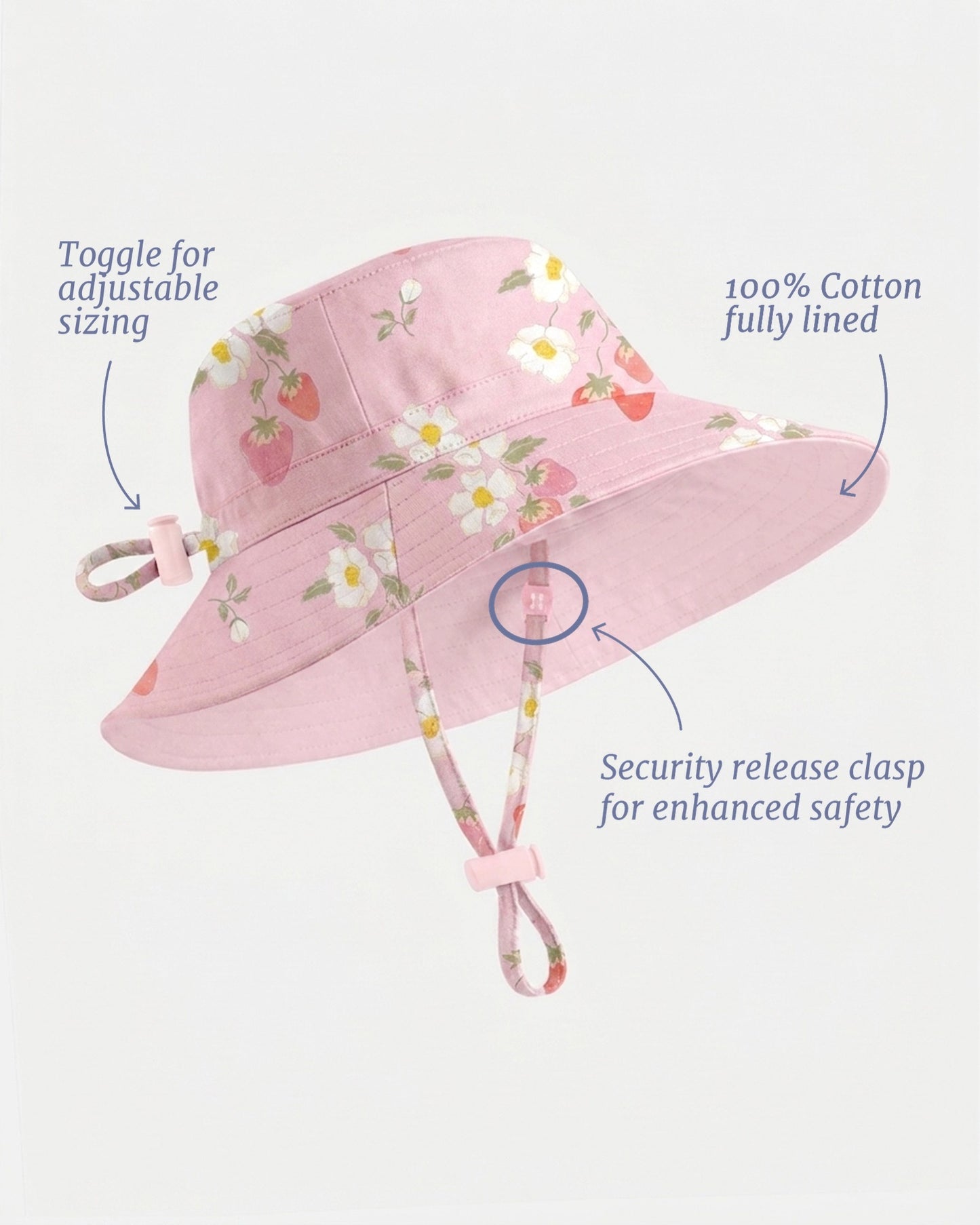 Toshi Sunhat Strawberry Fields Blossom