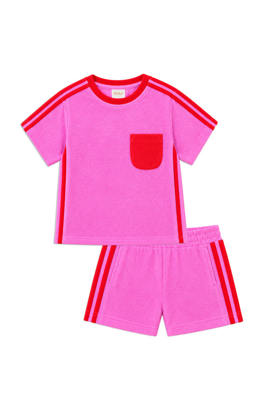 Milky Starburst Terry Towelling Set
