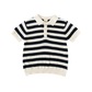Nature Baby Stevie Polo Navy Bold Stripe