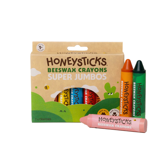 Honeysticks Beeswax Crayons Super Jumbos 7 Pack