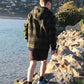 Swanndri Kid's Crooked River Wool Hoodie Olive/Black Check