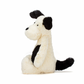 Jellycat Bashful Black & Cream Puppy Medium