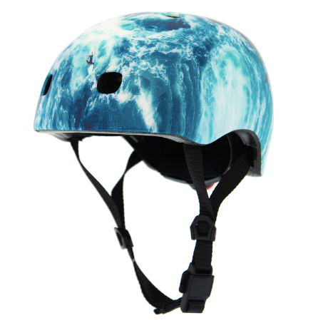 Micro Kids Helmet LED Pattern Ocean