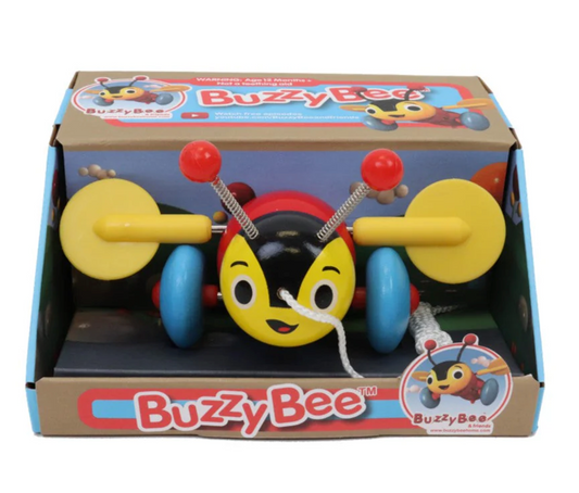 Buzzy Bee Wooden Pull Along Toy