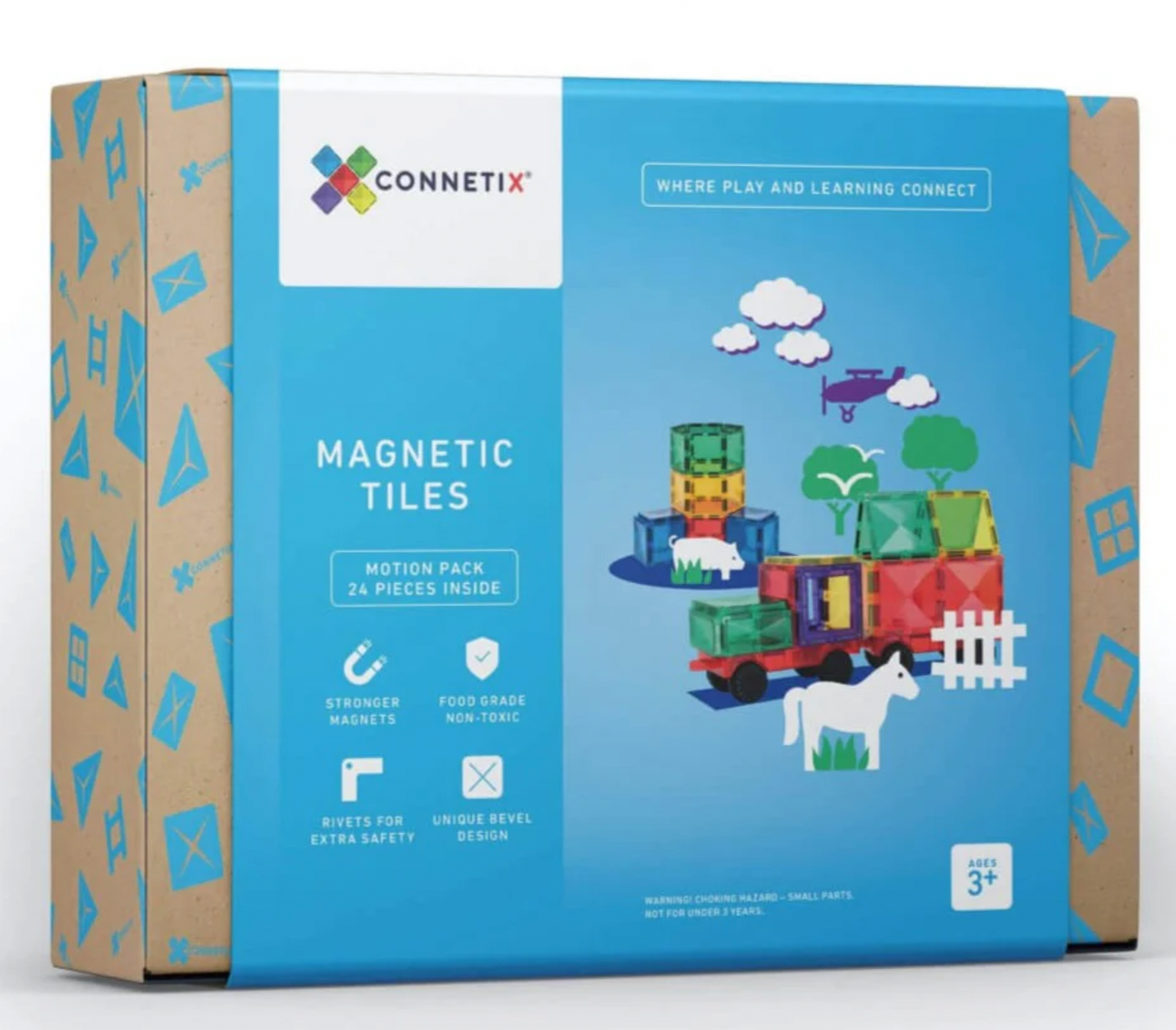 Connetix Rainbow  Motion Pack 24 pc