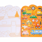 Le Petite Collage Colouring Book with Stickers Vehicles