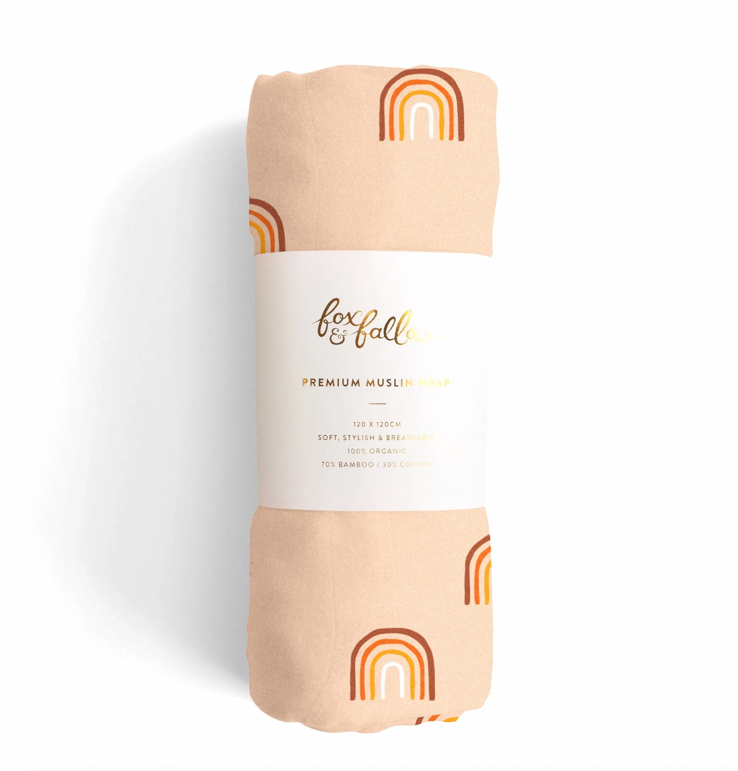 Fox & Fallow Rainbows Organic Muslin Wrap