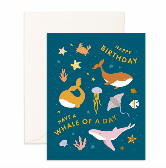 Whale Of A Day Greeting Card