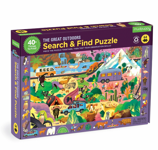 Search and Find 64 Piece The Great Outdoors Puzzle