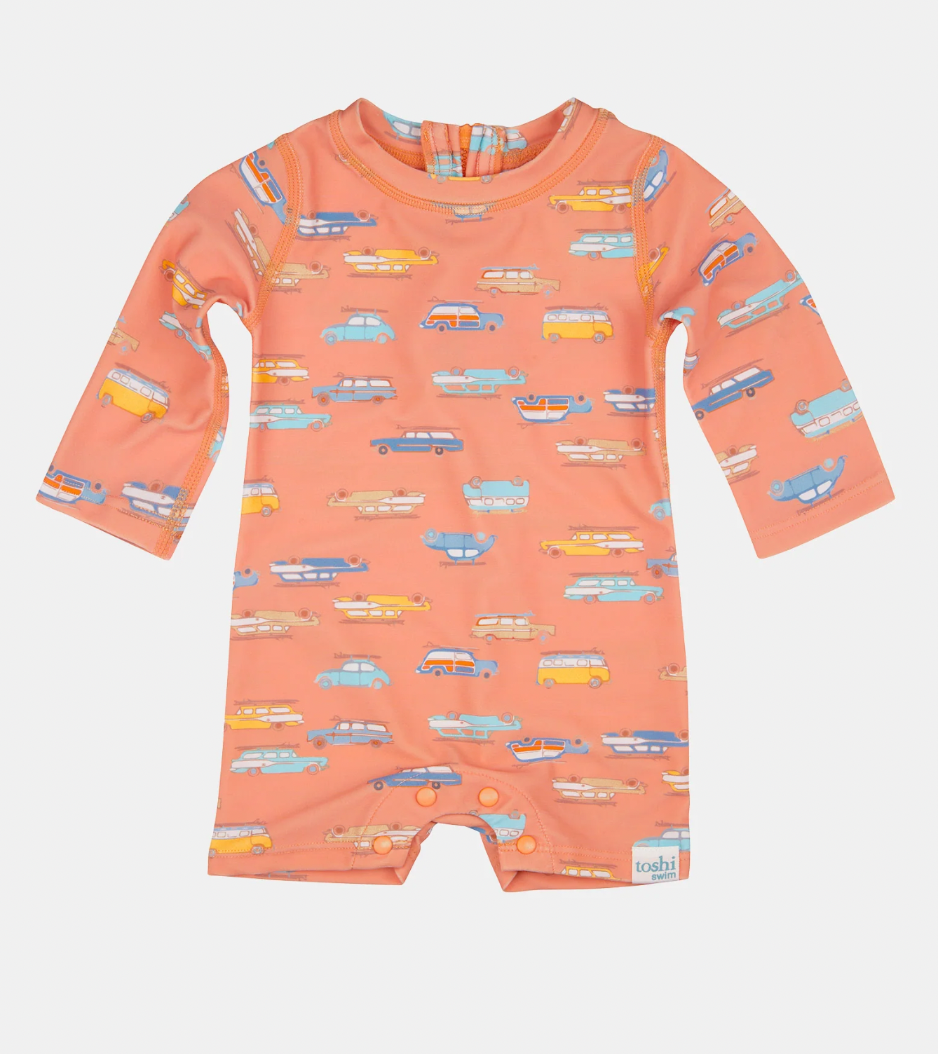 Toshi Swim Onesie Long Sleeve Surfs Up