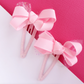 Lauren Hinkley Pink Mini Grosgrain Hair Clips