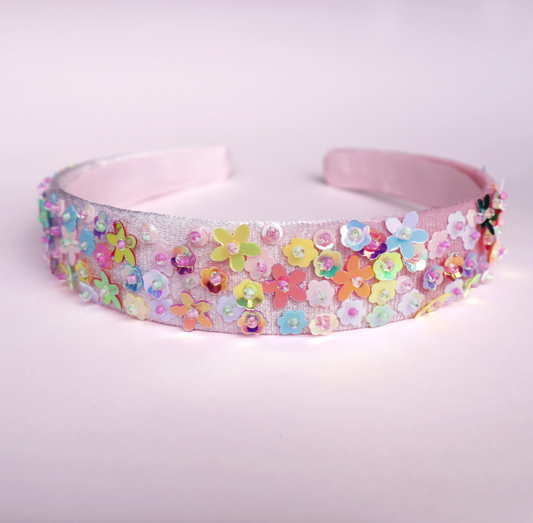 Lauren Hinkley Floral Sequin Headband