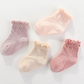 maMer Frilly Crew Socks 2 packs - Mist & White