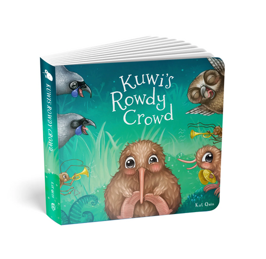 Kuwi's Rowdy Crowd Board Book