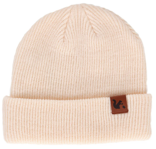 Acorn Hipster Merino Beanie Latte