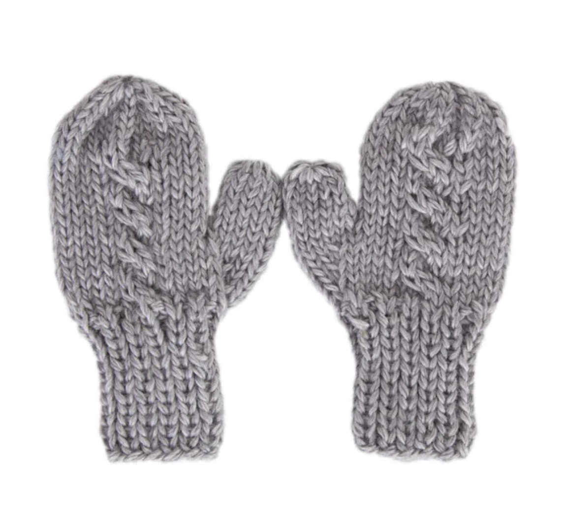 Acorn Free Spirit Mittens Grey