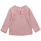 Minihaha Dusky Pink Pointelle Long Sleeve Tee