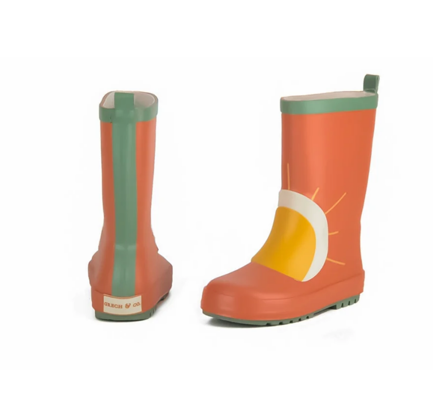 Grech & Co Children's Rain Boot Sun Rust