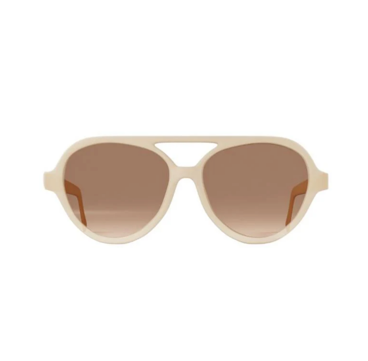 Grech & Co Aviator Classis Polarised Baby Sunglasses Creamy White