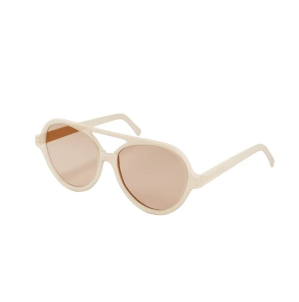 Grech & Co Aviator Classis Polarised Baby Sunglasses Creamy White