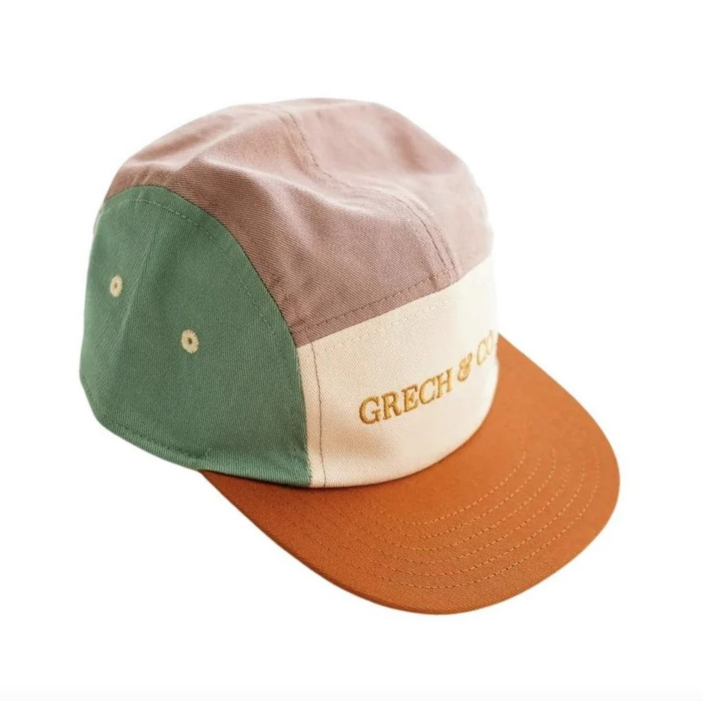 Grech & Co 5 Panel Cap Burlwood / Shell