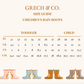 Grech & Co Children's Rain Boot Sun Rust