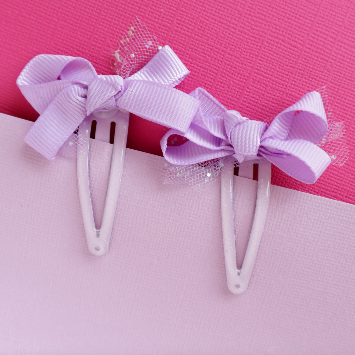 Lauren Hinkley Lavender Mini Grosgrain Hair Clips